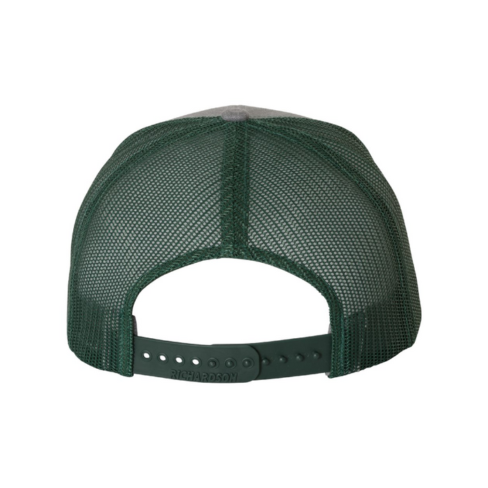 Rear view of the Richardson Snapback Trucker Cap - 
