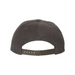 Rear view of the Premium Flat Bill Snapback Cap - 