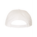Rear view of the Premium Flat Bill Snapback Cap - 