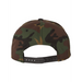 Rear view of the Premium Flat Bill Snapback Cap - 