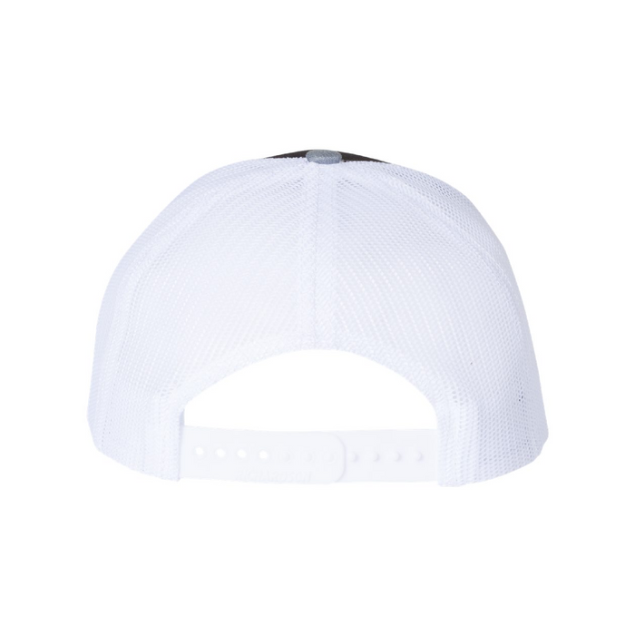 Rear view of the Richardson Snapback Trucker Cap - 