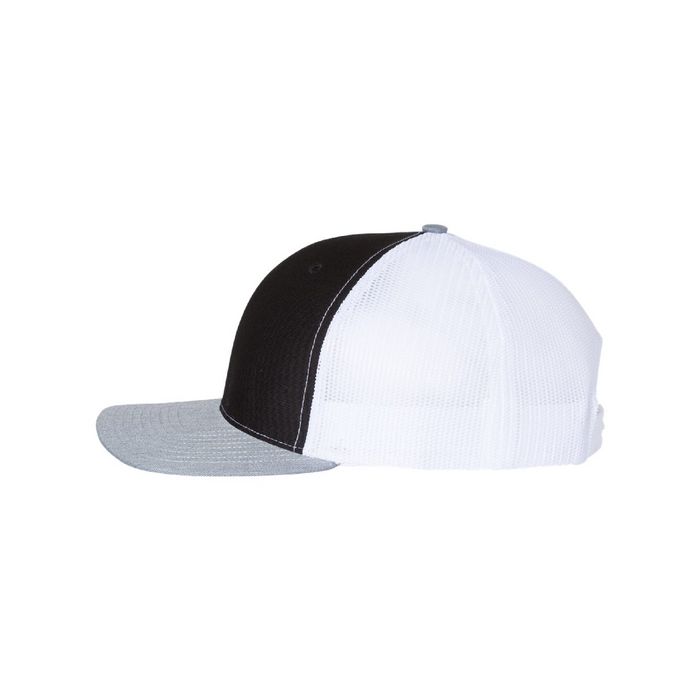 Left view of the Richardson Snapback Trucker Cap - 