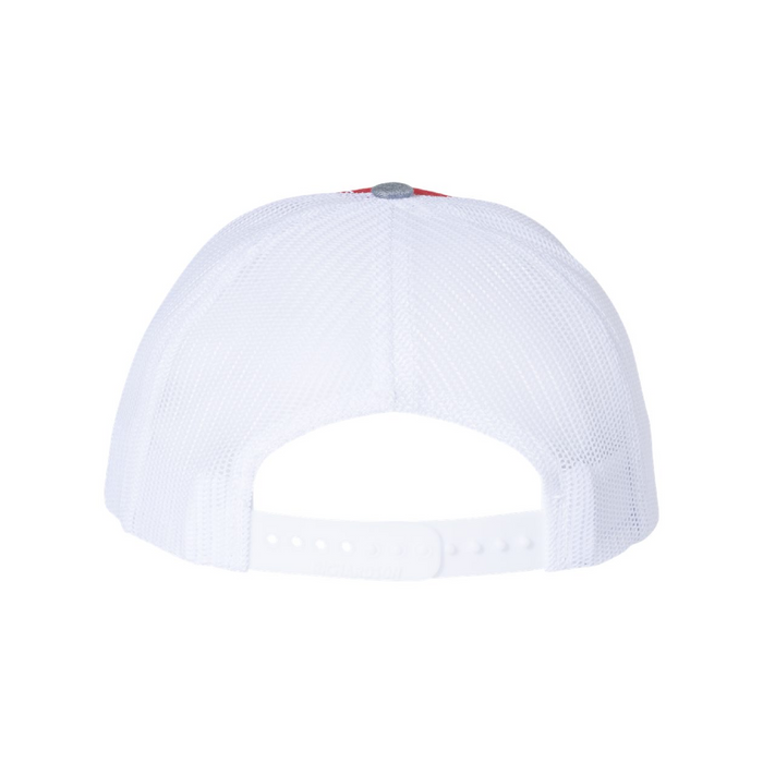 Rear view of the Richardson Snapback Trucker Cap - 