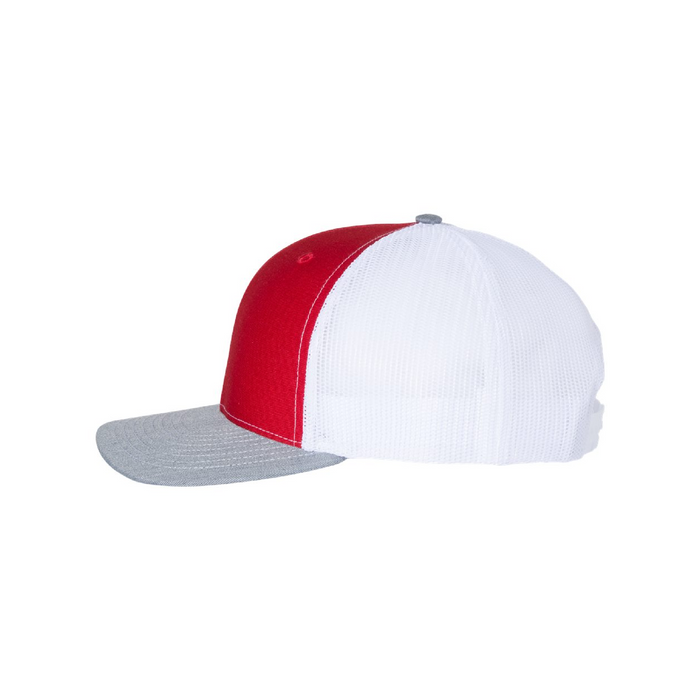 Left view of the Richardson Snapback Trucker Cap - 