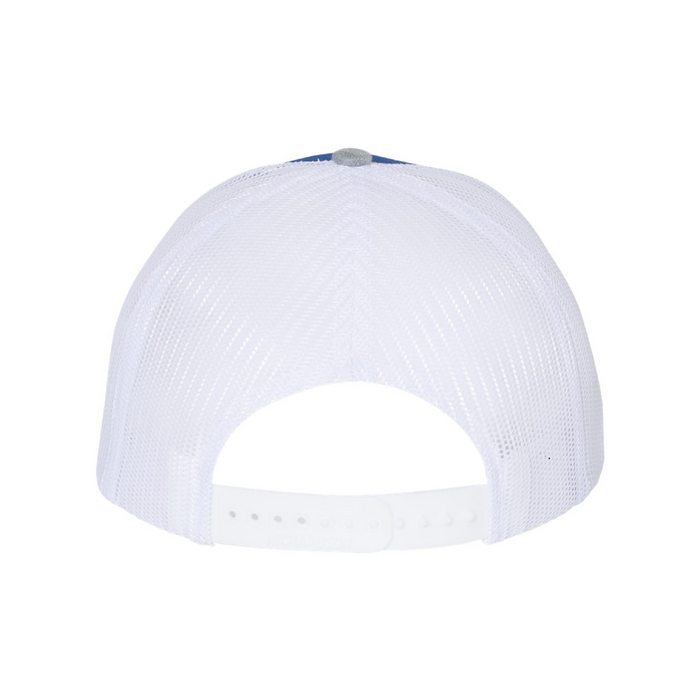 Rear view of the Richardson Snapback Trucker Cap - 