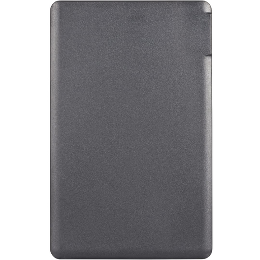 Front and Blank view of the Slim Ion 2,500 mAh Power Bank