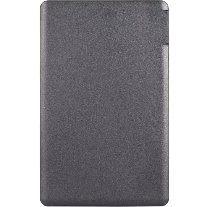 Front and Blank view of the Slim Ion 2,500 mAh Power Bank