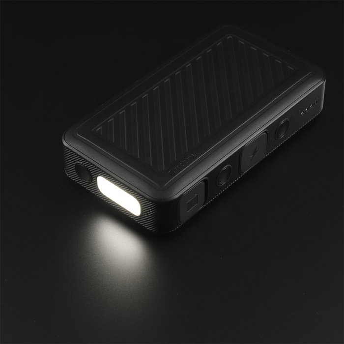 Angle-Right view of the mophie ® Powerstation Go Rugged Compact