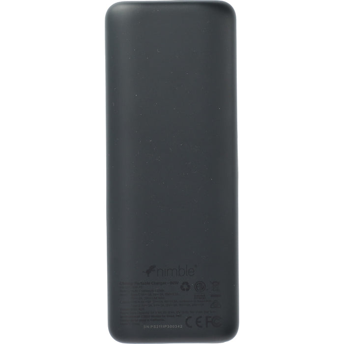 Back and Blank view of the Champ Pro 20000 mAh PD Power Bank