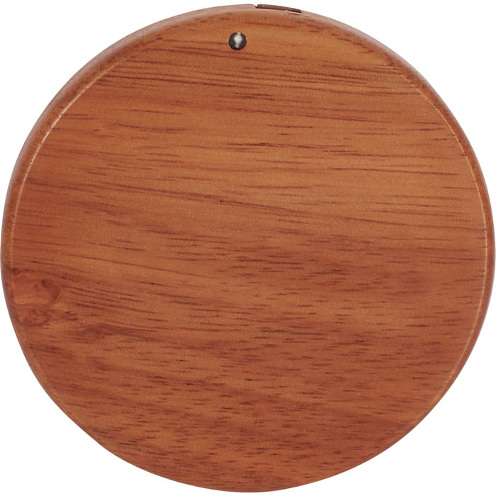 Front and Blank view of the Bora Wooden Wireless Charging Pad