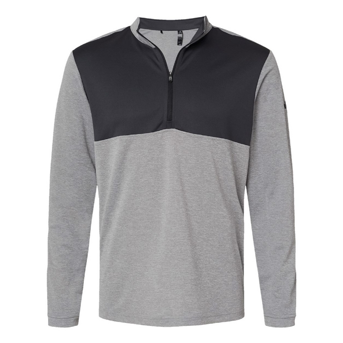Front view of the Adidas Lightweight Quarter-Zip Pullover - 