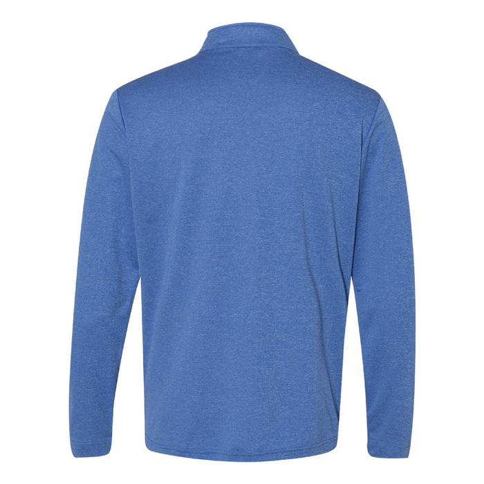 Rear view of the Adidas Lightweight Quarter-Zip Pullover - 