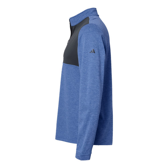 Left view of the Adidas Lightweight Quarter-Zip Pullover - 