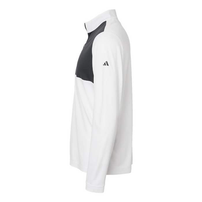 Left view of the Adidas Lightweight Quarter-Zip Pullover - 