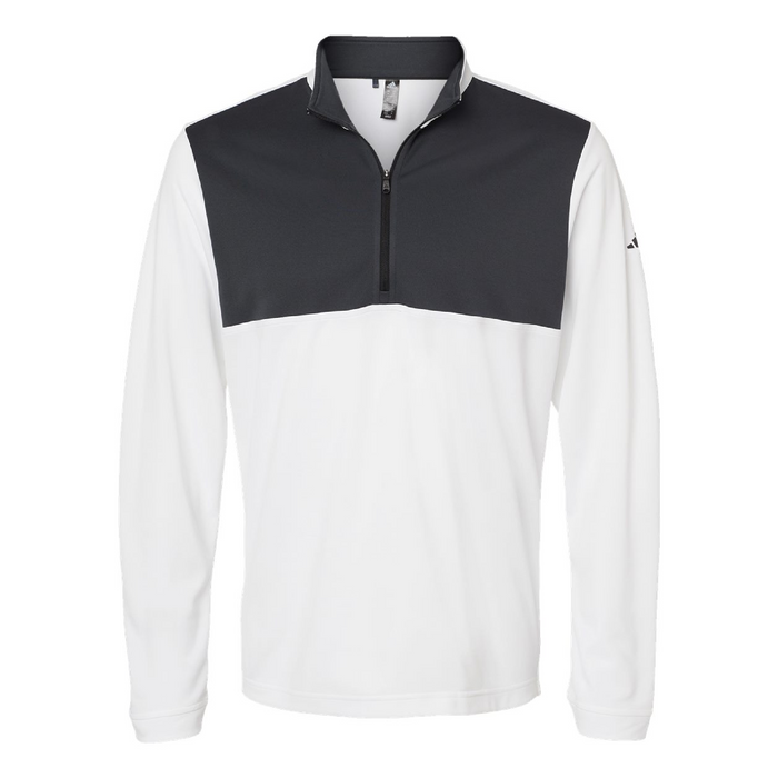 Front view of the Adidas Lightweight Quarter-Zip Pullover - 