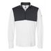 Front view of the Adidas Lightweight Quarter-Zip Pullover - 