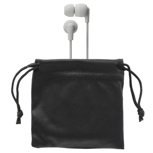 Front and Blank view of the Skullcandy Ink'd Plus Earbuds with Microphone