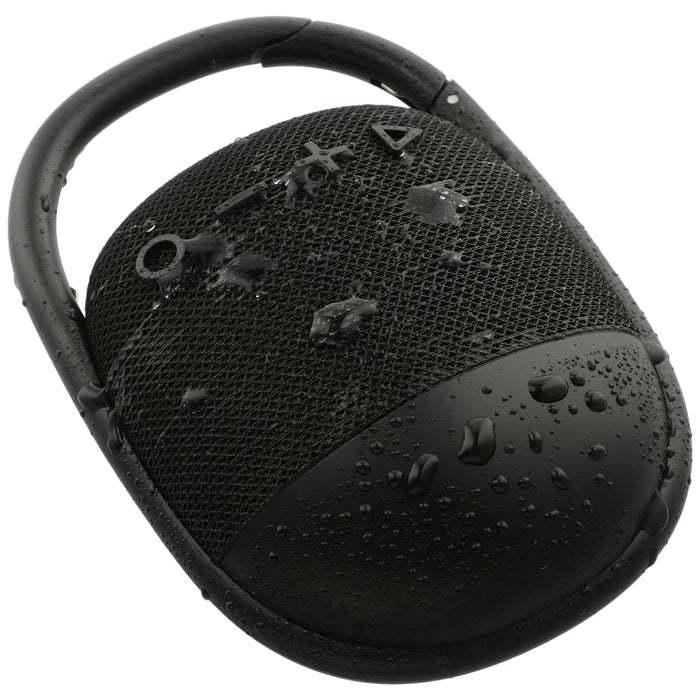 Angle-Right view of the Fabric Clip Waterproof Bluetooth Speaker