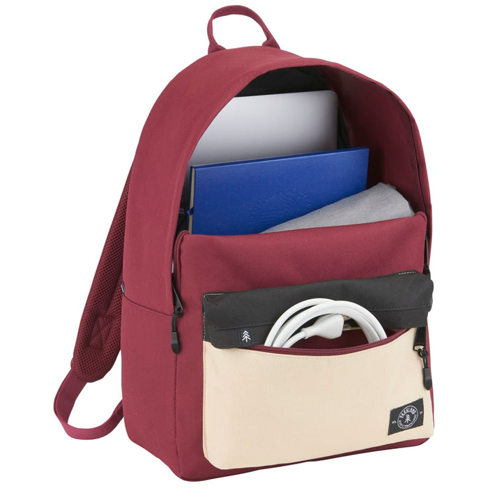 Angle-Right and Blank view of the Parkland Kingston Backpack