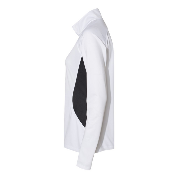 Left view of the Adidas Women's Lightweight Quarter-Zip Pullover - 