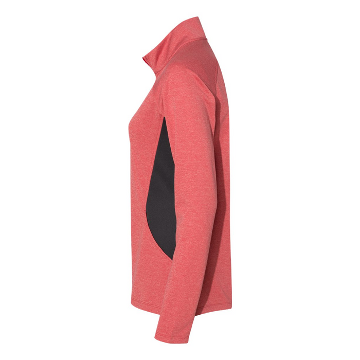 Left view of the Adidas Women's Lightweight Quarter-Zip Pullover - 