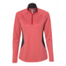 Front view of the Adidas Women's Lightweight Quarter-Zip Pullover - 