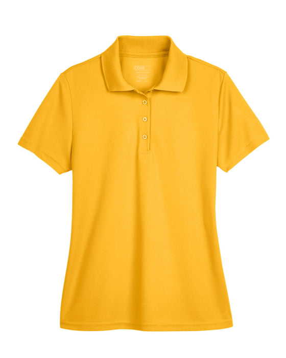 Front and Blank view of the Ladies' Origin Performance Piqué Polo