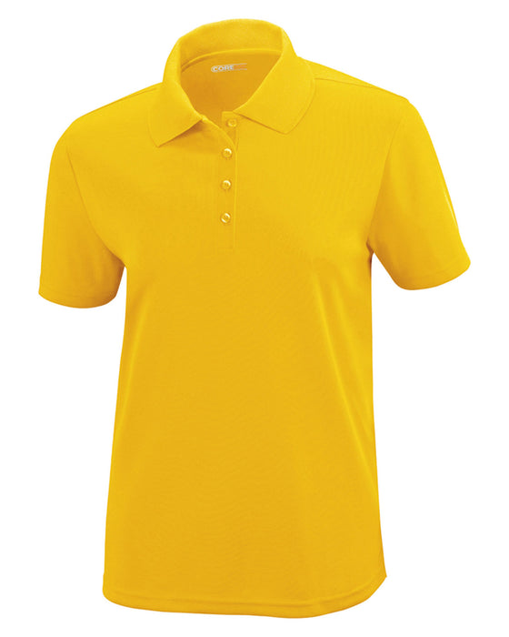 Front and Blank view of the Ladies' Origin Performance Piqué Polo