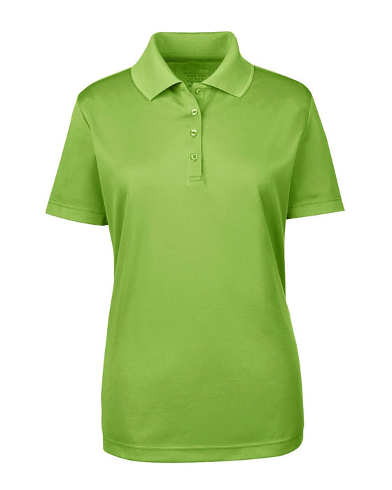 Front and Blank view of the Ladies' Origin Performance Piqué Polo