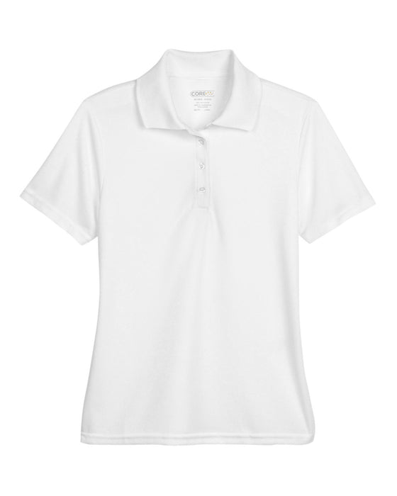 Front and Blank view of the Ladies' Origin Performance Piqué Polo