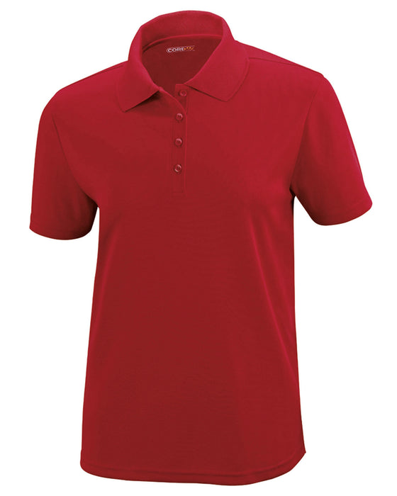 Front and Blank view of the Ladies' Origin Performance Piqué Polo