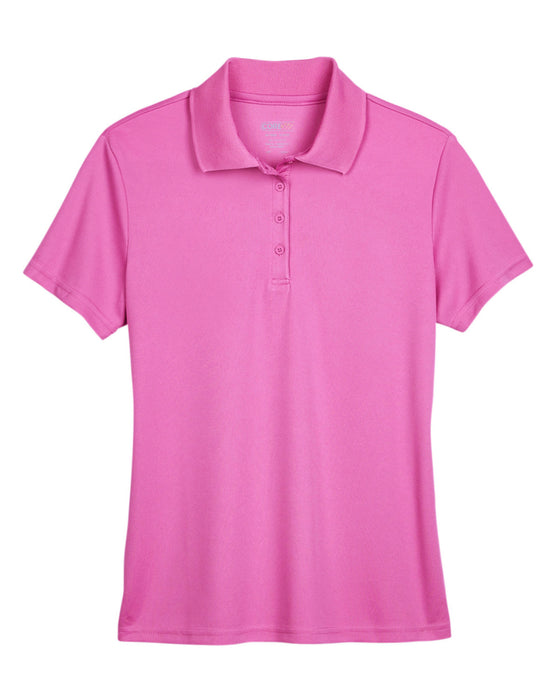 Front and Blank view of the Ladies' Origin Performance Piqué Polo