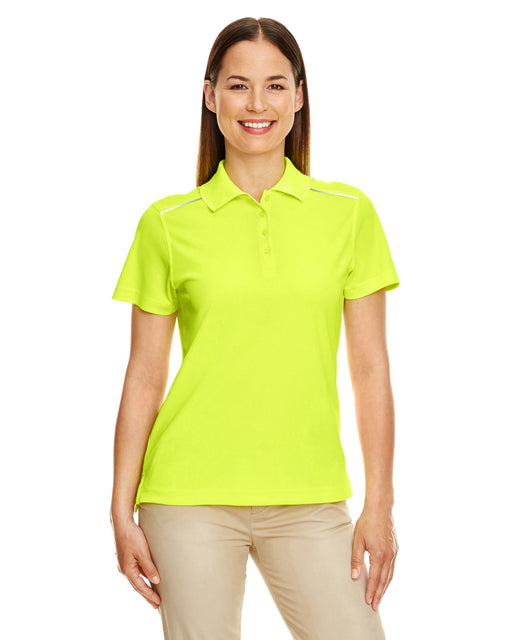 Front and Primary view of the Ladies' Radiant Performance Piqué Polo with Reflective Piping