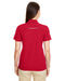 Rear view of the Ladies' Radiant Performance Piqué Polo with Reflective Piping