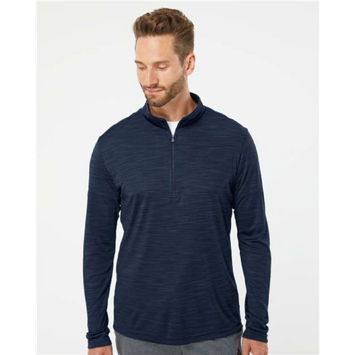 Adidas Lightweight Mélange Quarter-Zip Pullover