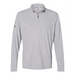 Front view of the Adidas Lightweight Mélange Quarter-Zip Pullover