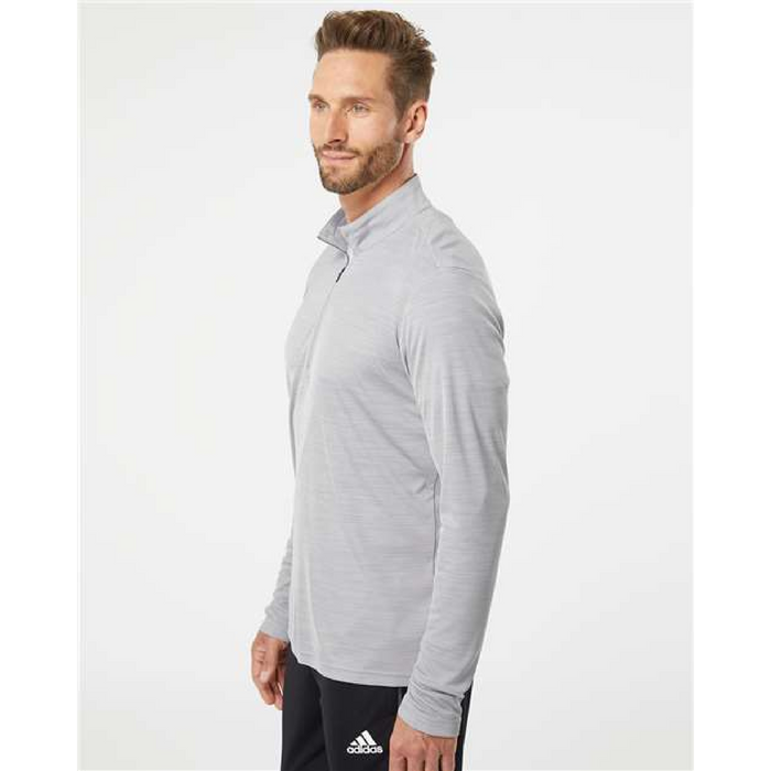 Adidas Lightweight Mélange Quarter-Zip Pullover