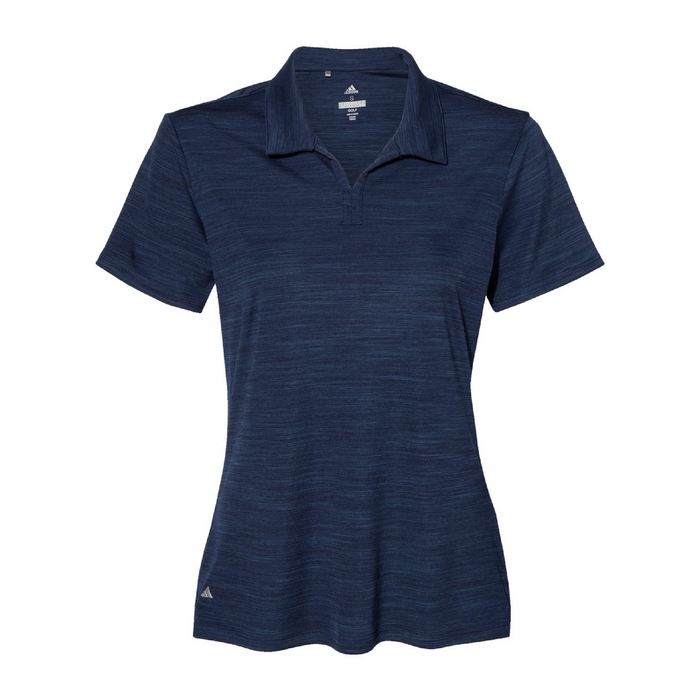 Front view of the Adidas Women's Mélange Polo - 