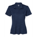 Front view of the Adidas Women's Mélange Polo - 