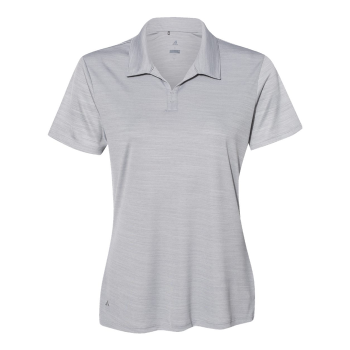 Front view of the Adidas Women's Mélange Polo - 