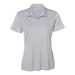 Front view of the Adidas Women's Mélange Polo - 