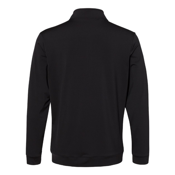 Rear view of the Adidas Performance Textured Quarter-Zip Pullover - 