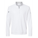 Front view of the Adidas Performance Textured Quarter-Zip Pullover - 