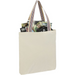 Angle-Right and Blank view of the Rainbow Recycled 6oz Cotton Convention Tote