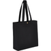 Front and Blank view of the Repose 10oz Recycled Cotton Box Tote w/Snap