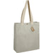 Angle-Right and Blank view of the Repose 10oz Recycled Cotton Box Tote w/Snap