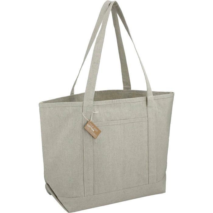 Angle-Right and Blank view of the Repose 10oz Recycled Cotton Boat Tote