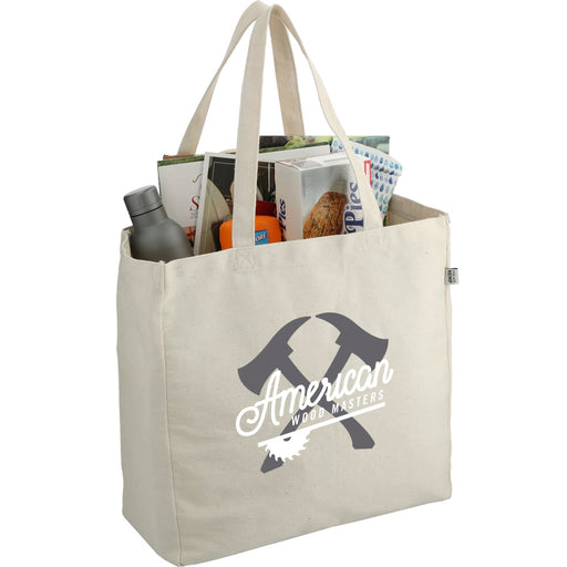 Angle-Right view of the Hemp Cotton Carry-All Tote