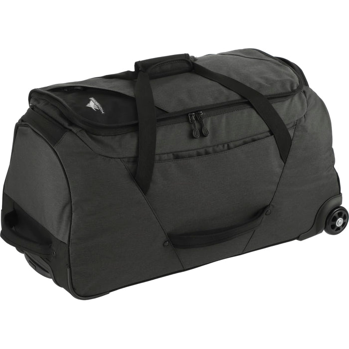 Angle-Right and Blank view of the High Sierra Forester RPET 28" Wheeled Duffel