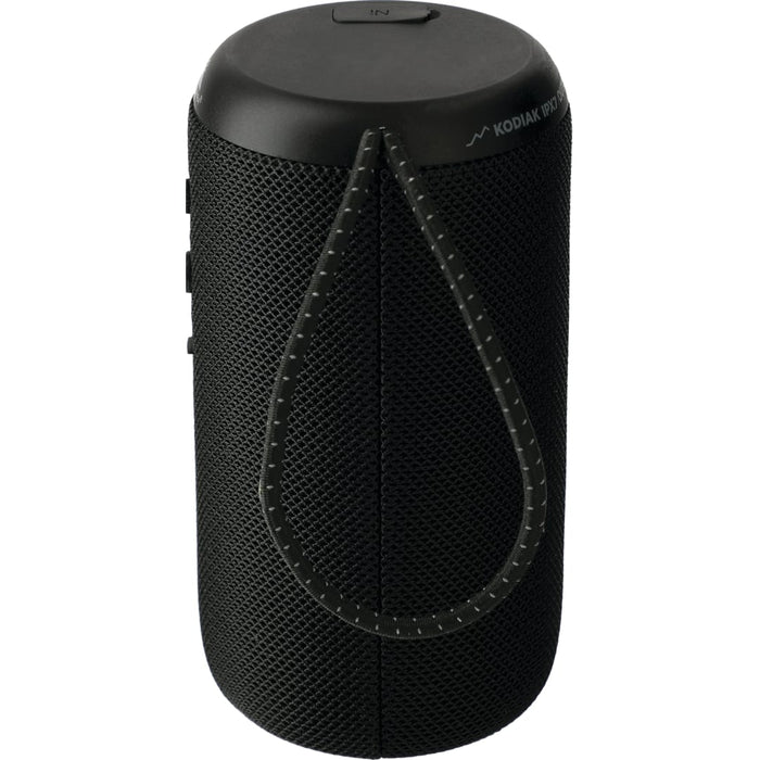 Front and Blank view of the High Sierra Kodiak IPX7 Outdoor Bluetooth Speaker